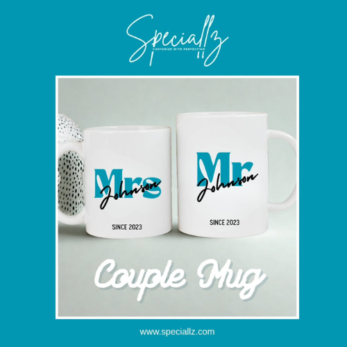 9 Custom Couple Mugs - Image 1