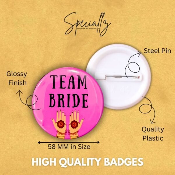 Team Bride Badge