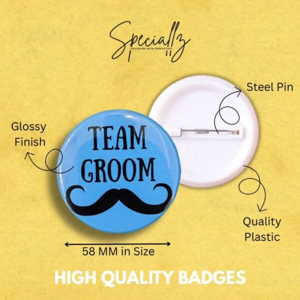 Team Groom Badge