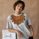 Pookalam Design T-Shirts - Image 2