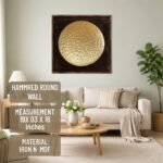 Hammred Round Wall Décor - Image 2