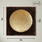 Hammred Round Wall Décor - Image 3